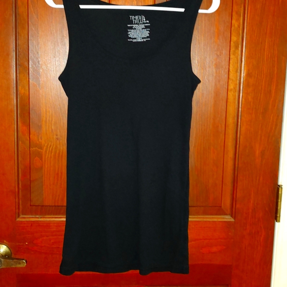Black tank top